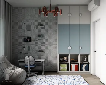 Интерьер детской с для мальчика  смотреть на Basicdecor