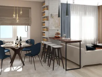 Интерьер столовой  смотреть на Basicdecor