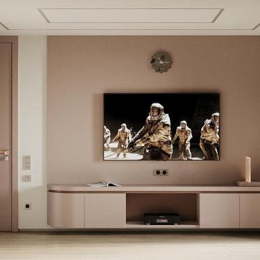 Интерьер детской с телевизором на стене  смотреть на Basicdecor