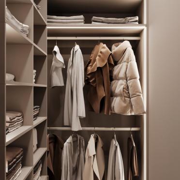 Интерьер гардеробной  смотреть на Basicdecor
