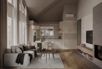 Интерьер гостиной в современном стиле смотреть на Basicdecor