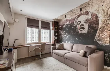 Интерьер с жалюзи в современном стиле смотреть на Basicdecor