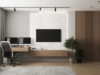 Интерьер гостиной  смотреть на Basicdecor