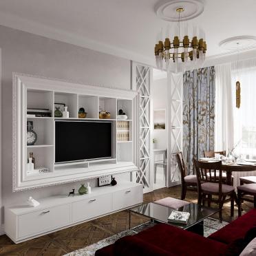 Интерьер гостиной  смотреть на Basicdecor