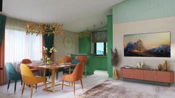 Интерьер гостиной  смотреть на Basicdecor