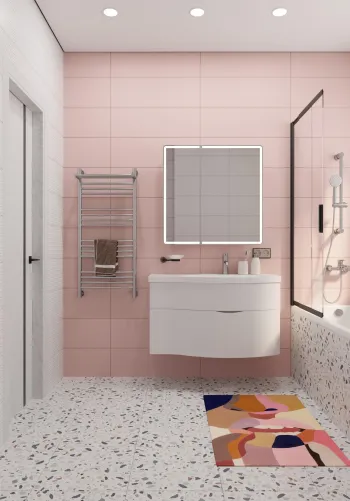 Интерьер ванной в современном стиле смотреть на Basicdecor