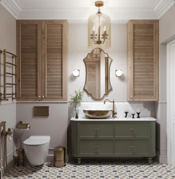 Интерьер ванной  смотреть на Basicdecor