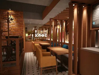 Интерьер кафе и ресторана  смотреть на Basicdecor