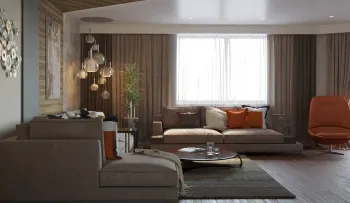 Интерьер гостиной  смотреть на Basicdecor