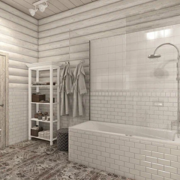 Интерьер ванной в стиле кантри смотреть на Basicdecor