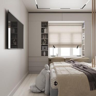 Интерьер детской с жалюзи и дверными жалюзи  смотреть на Basicdecor