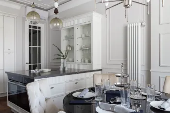 Интерьер cветильниками над столом  смотреть на Basicdecor