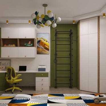 Интерьер детской с для мальчика  смотреть на Basicdecor