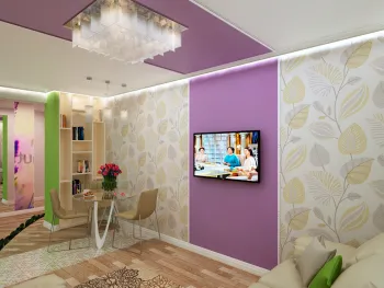 Интерьер гостиной в современном стиле смотреть на Basicdecor