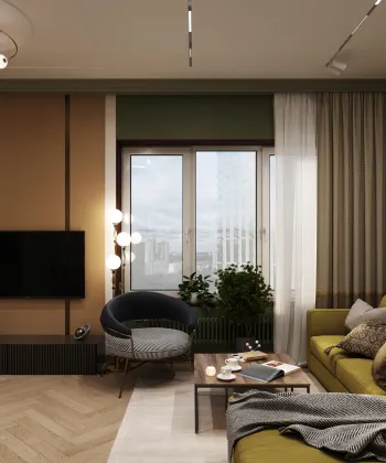 Интерьер гостиной  смотреть на Basicdecor