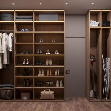 Интерьер гардеробной  смотреть на Basicdecor