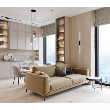 Интерьер гостиной  смотреть на Basicdecor