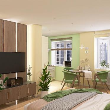 Интерьер спальни  смотреть на Basicdecor