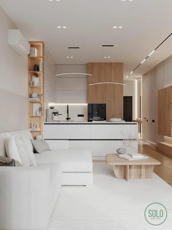 Интерьер гостиной в современном стиле и хай-теке смотреть на Basicdecor