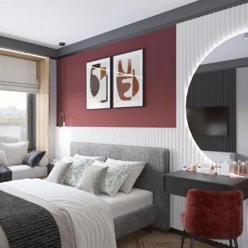 Интерьер спальни  смотреть на Basicdecor