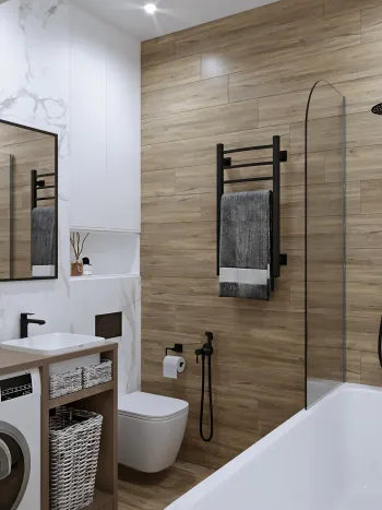 Интерьер ванной  смотреть на Basicdecor