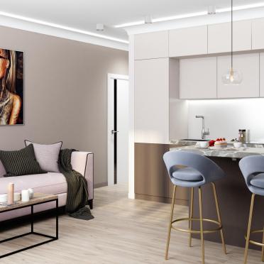 Интерьер гостиной  смотреть на Basicdecor