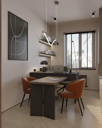 Интерьер cветильниками над столом  смотреть на Basicdecor