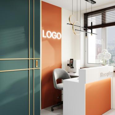 Интерьер с ресепшном  смотреть на Basicdecor