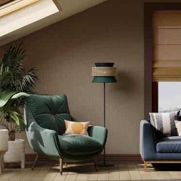 Интерьер гостиной с жалюзи  смотреть на Basicdecor