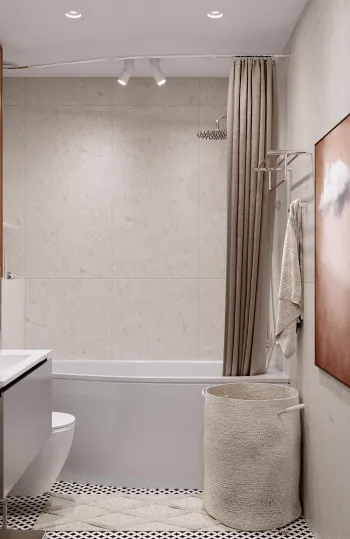 Интерьер ванной  смотреть на Basicdecor