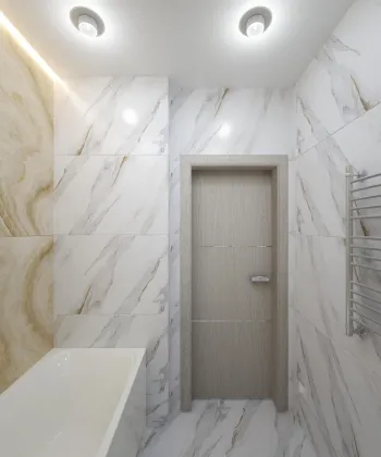Интерьер ванной в современном стиле смотреть на Basicdecor