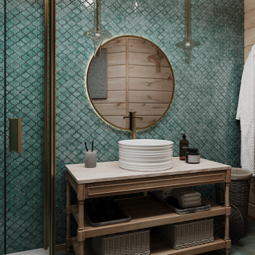 Интерьер ванной  смотреть на Basicdecor