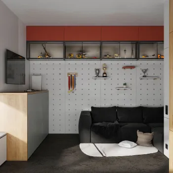 Интерьер гостиной  смотреть на Basicdecor