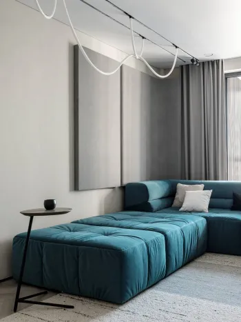 Интерьер спальни cветильниками над кроватью  смотреть на Basicdecor