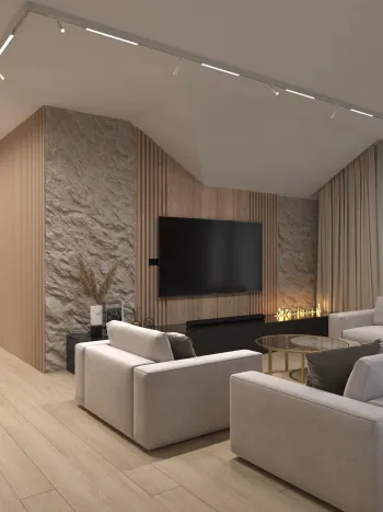 Интерьер гостиной  смотреть на Basicdecor