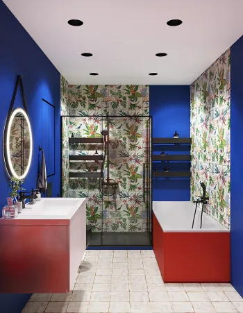 Интерьер ванной  смотреть на Basicdecor