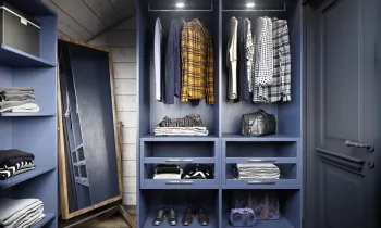 Интерьер гардеробной  смотреть на Basicdecor