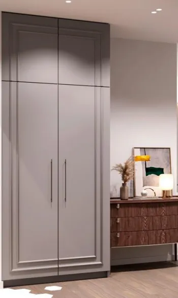 Интерьер с шкафом у кровати  смотреть на Basicdecor