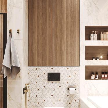 Интерьер ванной  смотреть на Basicdecor