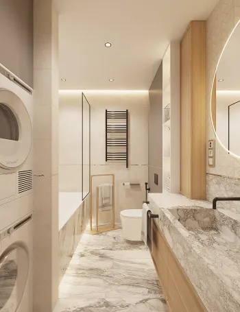 Интерьер ванной  смотреть на Basicdecor