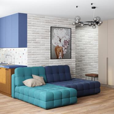 Интерьер гостиной  смотреть на Basicdecor