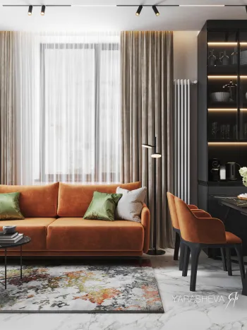 Интерьер гостиной  смотреть на Basicdecor