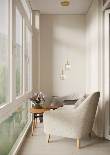 Интерьер балкона  смотреть на Basicdecor