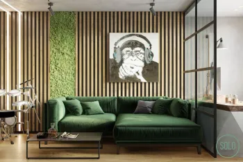 Интерьер гостиной  смотреть на Basicdecor