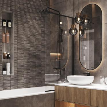 Интерьер ванной  смотреть на Basicdecor