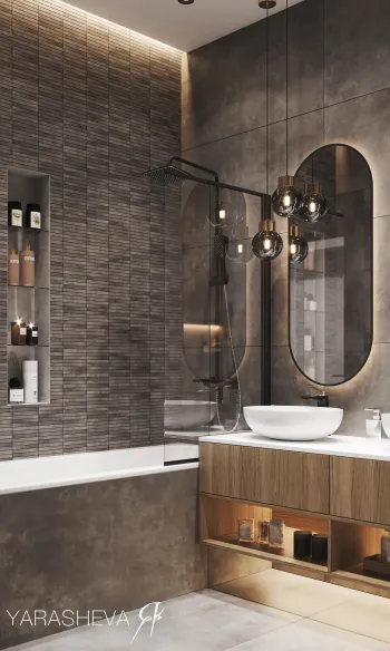 Интерьер ванной  смотреть на Basicdecor