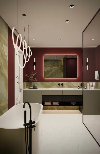 Интерьер ванной  смотреть на Basicdecor