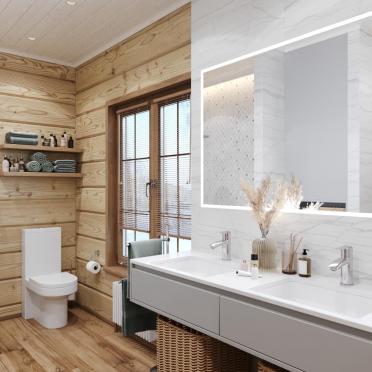 Интерьер ванной  смотреть на Basicdecor