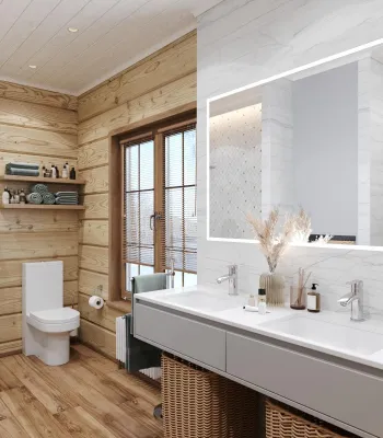 Интерьер ванной  смотреть на Basicdecor