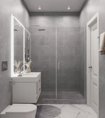 Интерьер ванной в неоклассике смотреть на Basicdecor